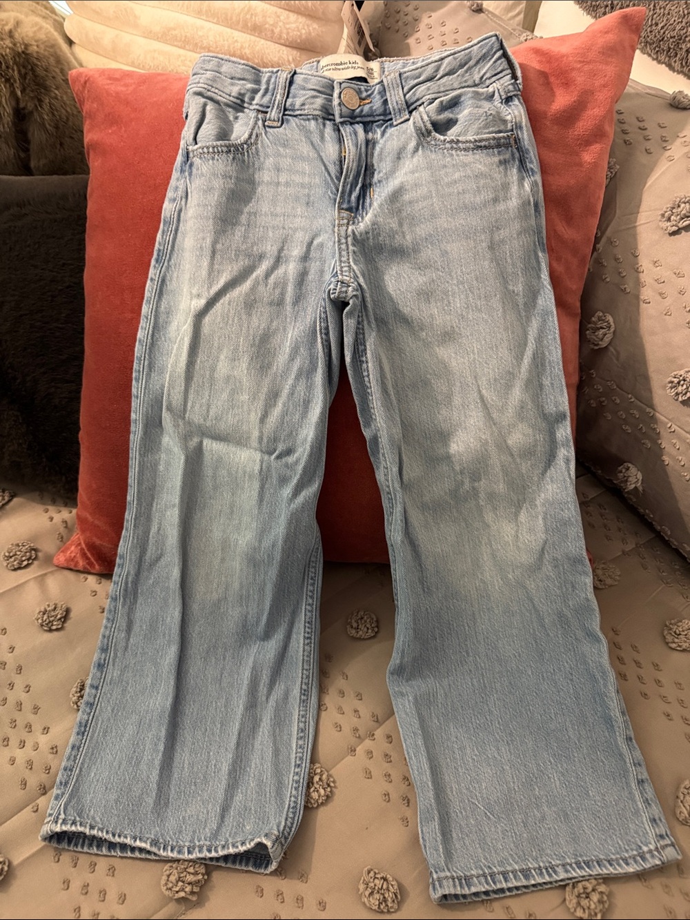 Abercrombie Kids ultra wide leg Jeans
